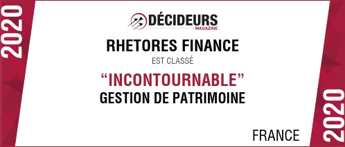 RHETORES FINANCE atteint la plus haute marche du podium du classement desConseillers en Gestion de Patrimoine de Décideurs Magazine